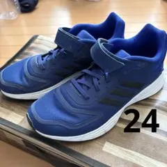 adidas アディダス スニーカー　子供 24センチ