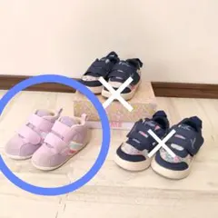 アシックス　asics　ピンク　ベビー　スニーカー　13cm スクスク