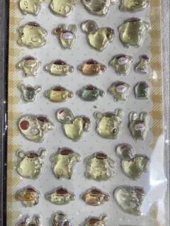 【海外正規品】サンリオ　ポムポムプリン　3Dクリスタルドロップシール