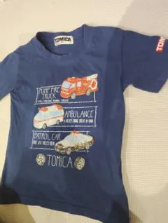 【格安】TOMICA 消防車・救急車・パトカー Tシャツ【激安】120cmキッズ