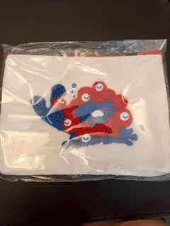 ミャクミャクポーチ　カラフル刺繍キャンバスポーチ　ミャクミャク　(お菓子抜き)