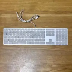 Mac 純正 キーボード 有線 A1243 ジャンクのサムネイル