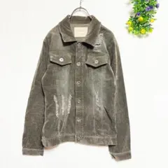 GLORY グローリー【L】コーデュロイGジャン カバーオール クラッシュ加工のサムネイル