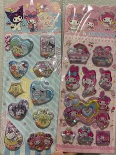 ウォーターシール　サンリオキャラクターシールセット　シナモン　マイメロ