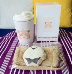 【新品未使用品】ボンド&アーニャ ステンレスタンブラー ドリンクホルダー セット