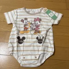 【新品】ミッキー　ロンパース　Littc 70〜80cm ミニー　しまむら