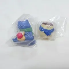 お文具といっしょ マスコットフィギュアコレクション あみすぎたのです 2点セット