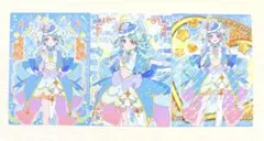 名探偵プリキュア！　キラキラトレーディングコレクション　キュアエクレール×3