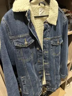 bershka デニム　ボア　ジャケット　アメカジ