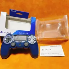 ps4 純正　コントローラー　ミッドナイトブルー　箱　説明書
