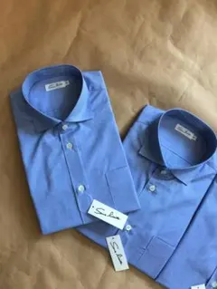 Sanslimite SH04B ボックスワイドスプレッドシャツ ハケメ