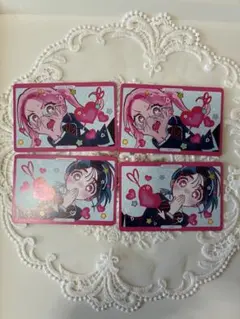 エイリアンステージ ふもコレ ミジ ハート缶バッジ 特典カード2枚