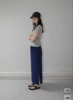 OHOTOROタイトスカート ネイビーのサムネイル