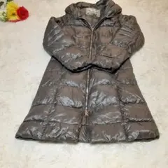 HERNO ヘルノ ダウンジャケット グレー Aラインコート ジャケット