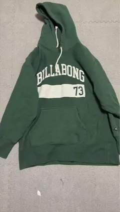 BILLABONG フード付きパーカー ダークグリーン