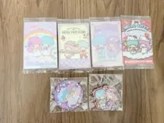 サンリオ キキララ カード,刺繍缶バッジ,ラバーマスコット