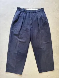 POLO ポロ ラルフローレン リネンスラックス ネイビー W36×L32 - メルカリ