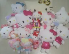 公*o様 ハローキティ ぬいぐるみ クッション ポーチ まとめ売り
