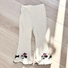ミニーちゃん フレアパンツ しまむら バースデイ 100