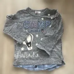 美品　ミキハウス 長袖カットソー　90