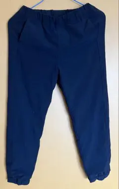 ユニクロ ウォームイージージョガーパンツ 暖パン ネイビー 140