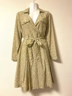 ★BEAMS HEART 花柄 長袖 ワンピース★のサムネイル