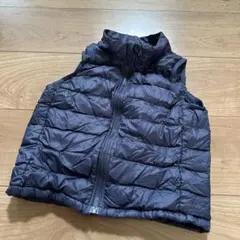 無印良品　ダウンベスト サイズ100 ネイビー③