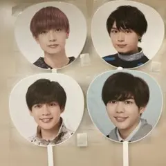 なにわ男子 長尾謙杜くん 高橋恭平くん 大西流星くんうちわ