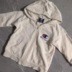 Champion パーカー 90cm オフホワイト　クリーム