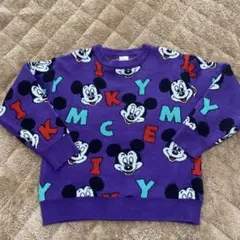ミッキーマウス柄 ニットセーター 120