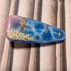 海のヘアクリップ
