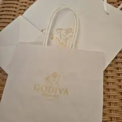 GODIVA ショップ袋 ショッパー 2枚セットのサムネイル