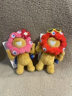 ミャクミャク ボールチェーンマスコット 日焼け推しカラー2体セット