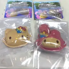 おめんコレクション サンリオ こんがりビーチバージョン キティ マイメロ ガチャ