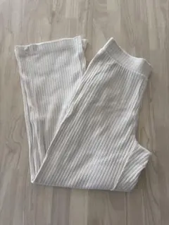 スリット ワイドパンツ