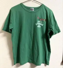 rough ラフ Tシャツ 万国旗 キャラクター 総刺繍 ハートマーケット古着