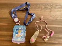 シンデレラ パスケース 光るペンダントネックレス ディズニーランド