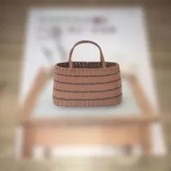 エコクラフト で編むバッグ・かご・小もの