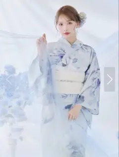 sugar 彩華グラデーション牡丹浴衣【浴衣3点 セット 浴衣/帯/下駄
