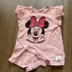 ミニーマウスロンパース 70cm ピンク