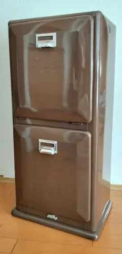 ダルトン トラッシュカン ダブルデッカー 100-133 ブラウン 廃盤品