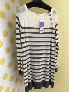 新品　タグ付きボーダーワンピースのサムネイル