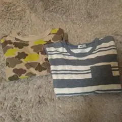 130 ロンTシャツ 長袖 2枚セット 男の子