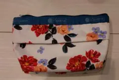 【ポーチ】LeSportsac フラワーポーチ