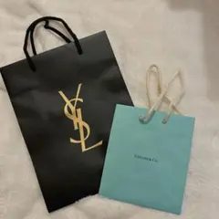 YSL & Tiffany & Co. ショップ袋 2点セット