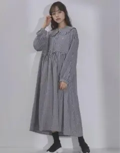 美品 merry jenny メリージェニー rabbitギンガムワンピース