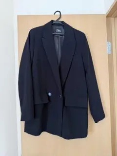 ZARA テーラードジャケット ブラックのサムネイル
