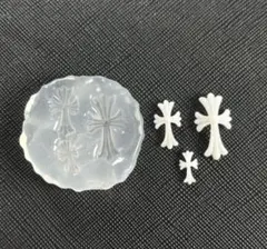 3/31発送シリコンモールド クロス型 クロムパーツ クロムモールド