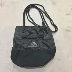 GREGORY 巾着型 ショルダーバッグ ブラックのサムネイル