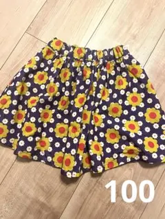 Markeys 花柄スカート 100cm